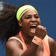 Serena Williams during the U.S. Open women’s singles semifinals match at the USTA Billie Jean King National Tennis Center in New York City Sept. 11, 2015
Jewel Samad/Getty Images